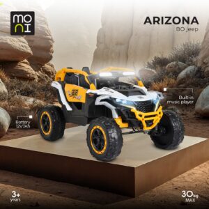 Makinë elektrike për fëmijë Cangaroo Arizona, portokalltë/bardhë - Figura 2