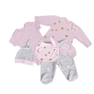 Komplet për bebe Cangaroo Star Girl, 5 copë - Figura 1