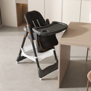 Karrige ushqimi për fëmijë Baby Center Melandi , e zezë - Figura 4