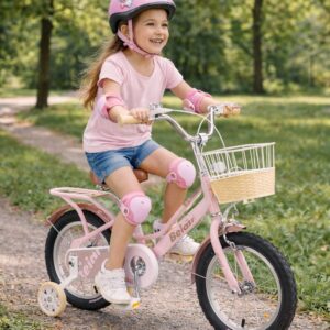 Biçikletë për fëmijë Baby Center Melandi, 18", YD5, rozë - Figura 1