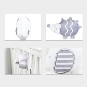 Lodër shtrati për bebe-368-6-, e hirtë - Figura 4
