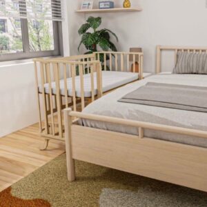 Shtrat për fëmijë Baby Center Melandi DM01, kafe - Figura 3