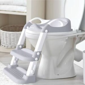 Shkallë tualeti për fëmijë Baby Center Melandi, e hirtë - Figura 1