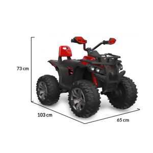 Motoçikletë për fëmijë Cangaroo Majestic, i kuq - Figura 6