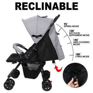 Karrocë për fëmijë Baby Center Melandi 522, e hirtë - Figura 3